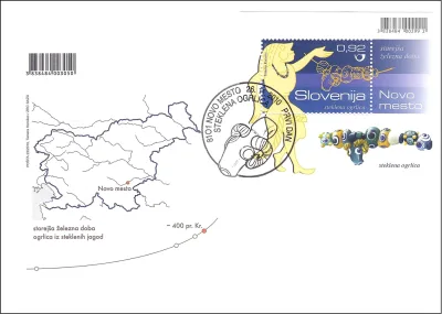 ARHEOLOŠKE NAJDBE - STEKLENA OGRLICA